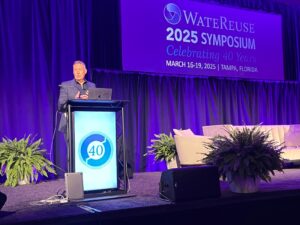 Nick Moloney presenting at WateReuse 2025